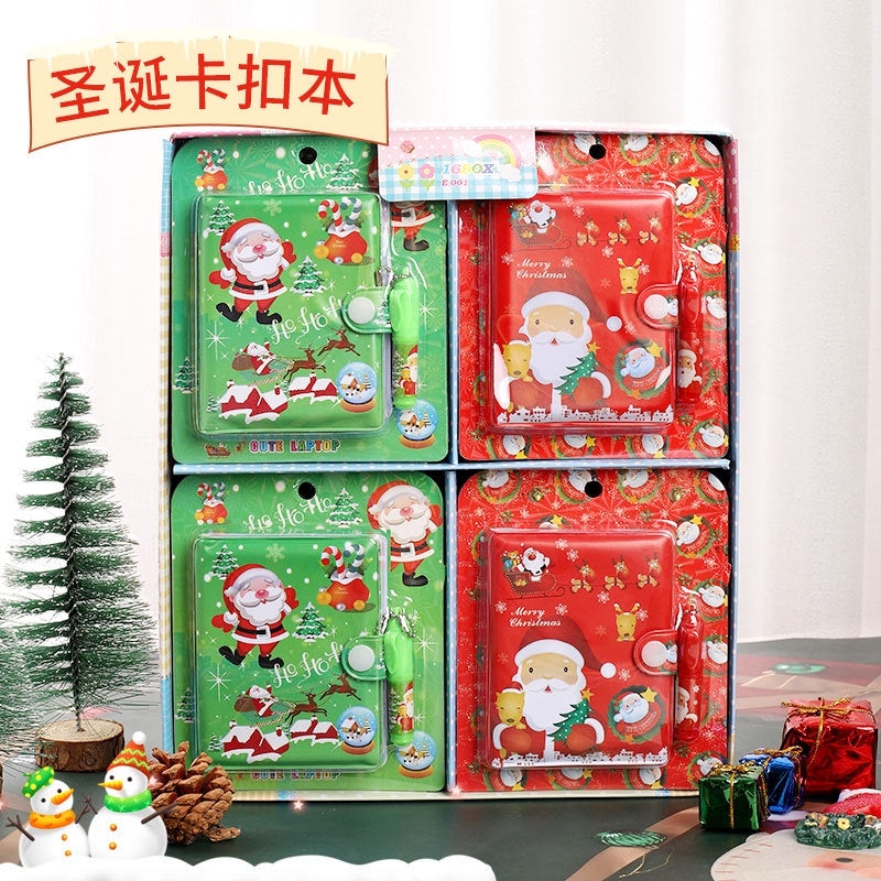 Christmas Mini Diary Pen Set /Santa Diary Pen