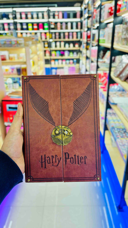Harry Potter Premium Metal Lock Leather A5 Diary