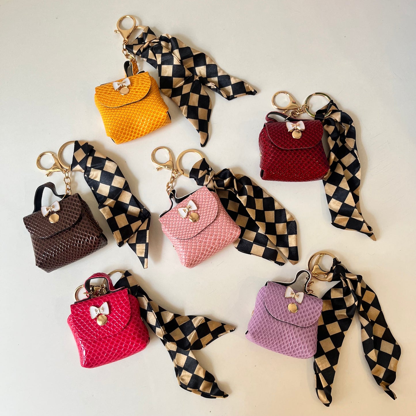 Bow Mini Purse Keychain