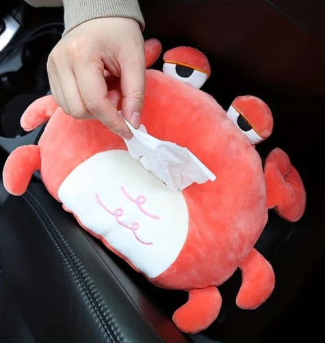 Plush Car Tissue Holder