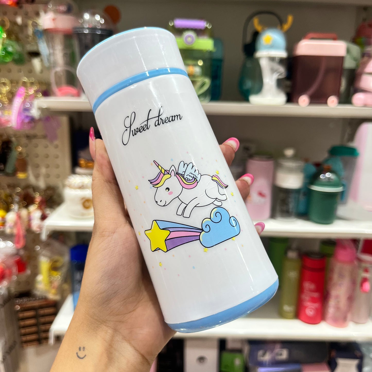 Unicorn Glass Bottle/Travel Friendly Unicorn Bottle