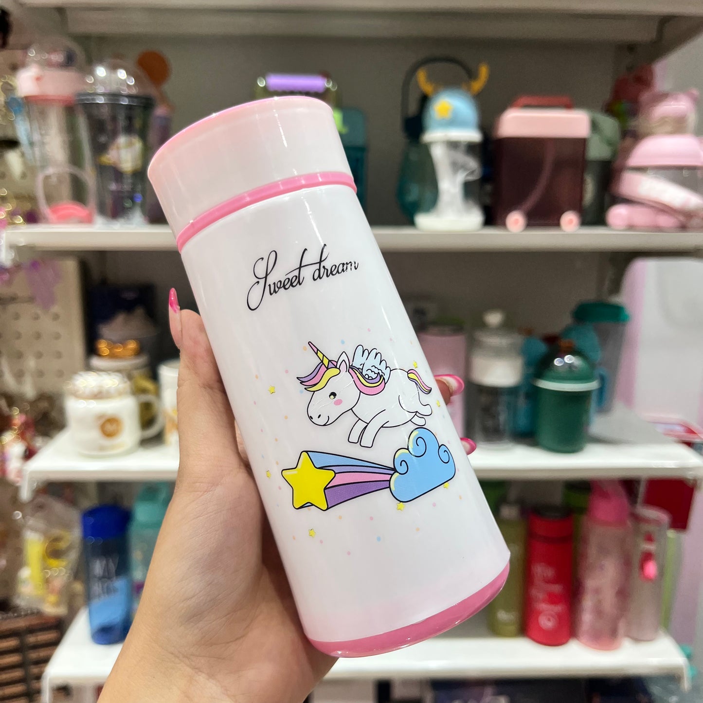 Unicorn Glass Bottle/Travel Friendly Unicorn Bottle