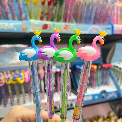 Flamingo pencils (set of pcs)