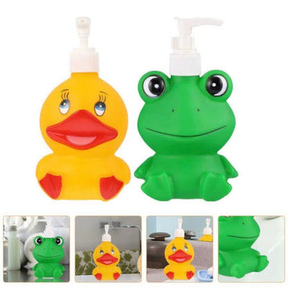 Cute Cartoon Soap/Lotion Dispenser/Silicon