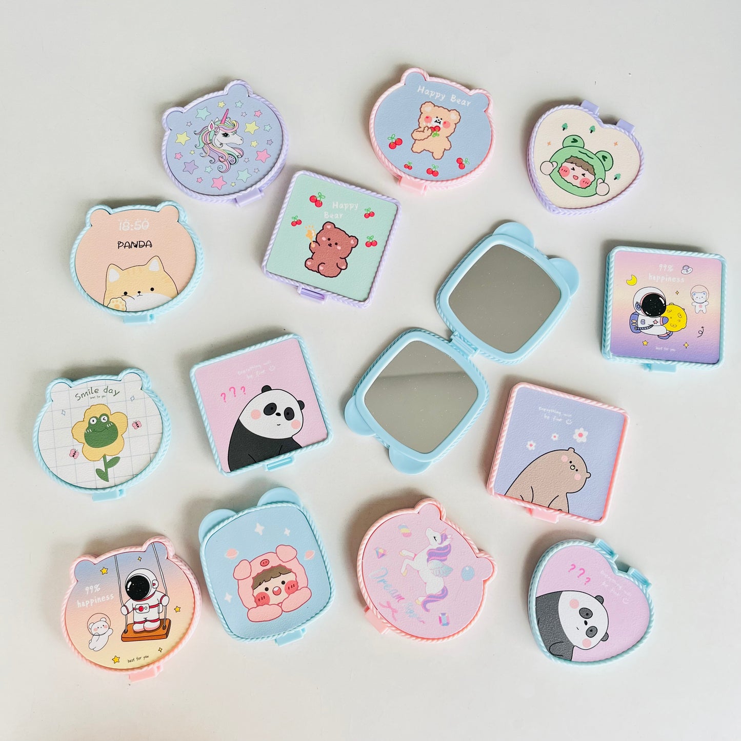 Kawaii Pocket Mirrors Set | Kanjak Gift Pack