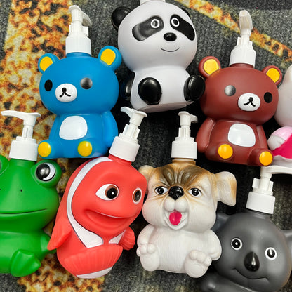 Cute Cartoon Soap/Lotion Dispenser/Silicon