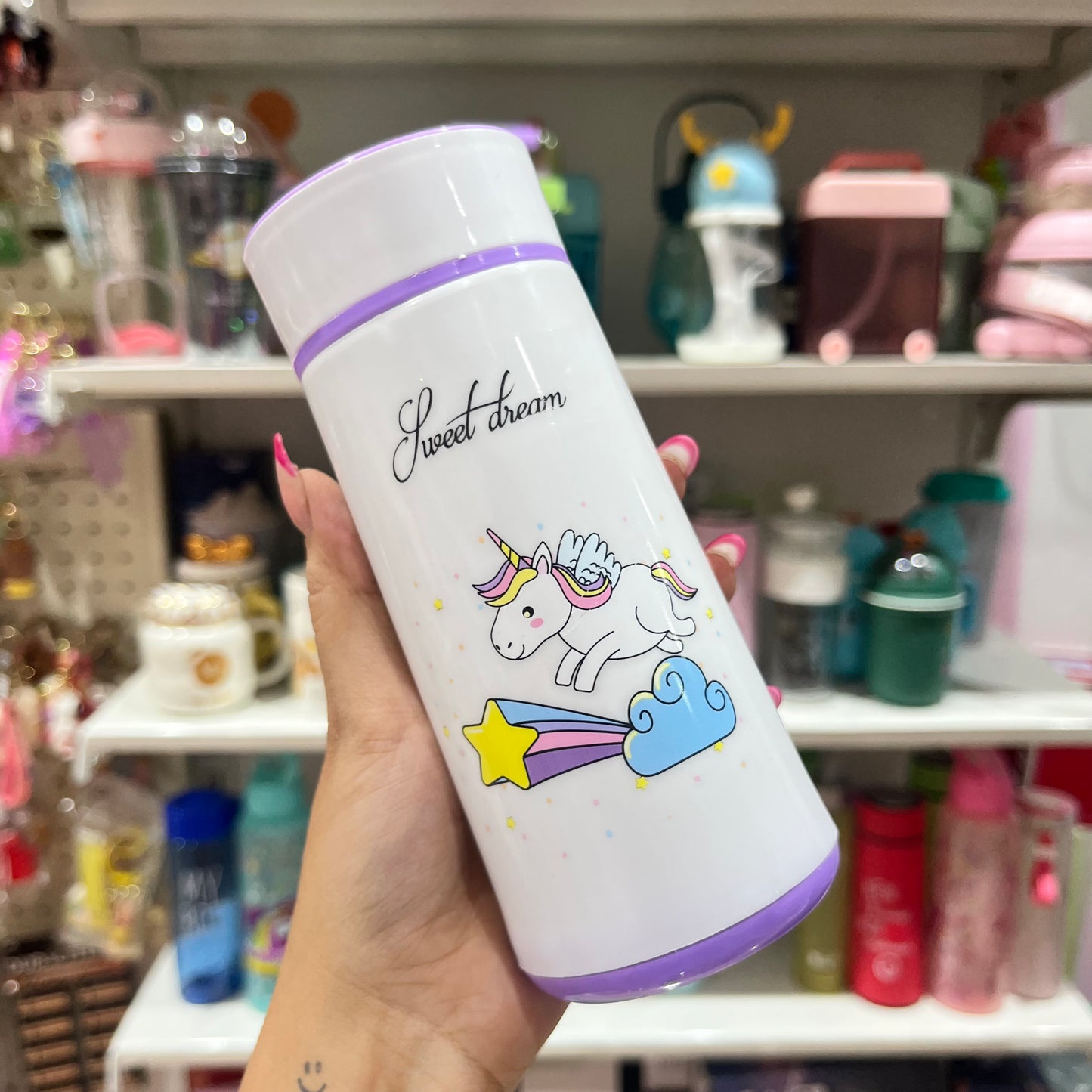 Unicorn Glass Bottle/Travel Friendly Unicorn Bottle