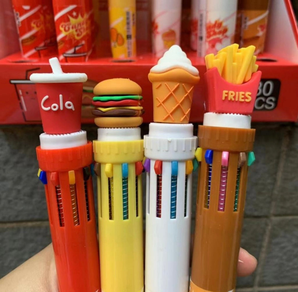 Fast Food 10-in-1 Multi Ink Pen