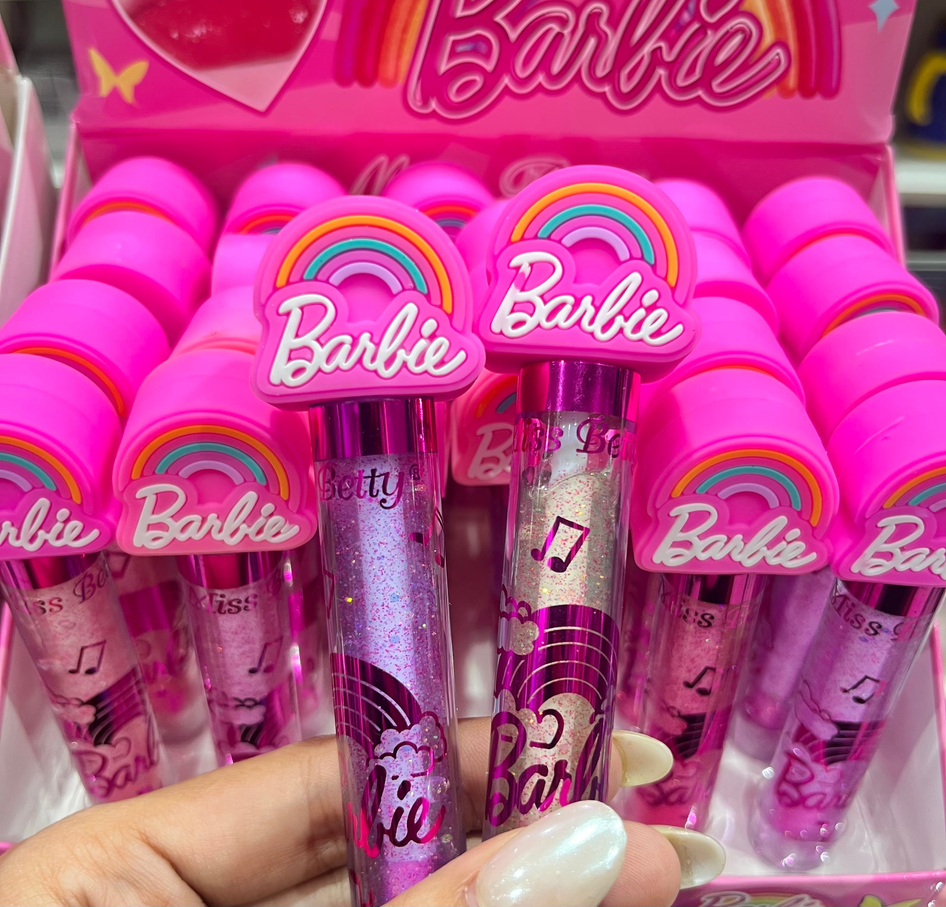 Lip gloss barbie sales