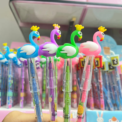 Flamingo pencils (set of pcs)
