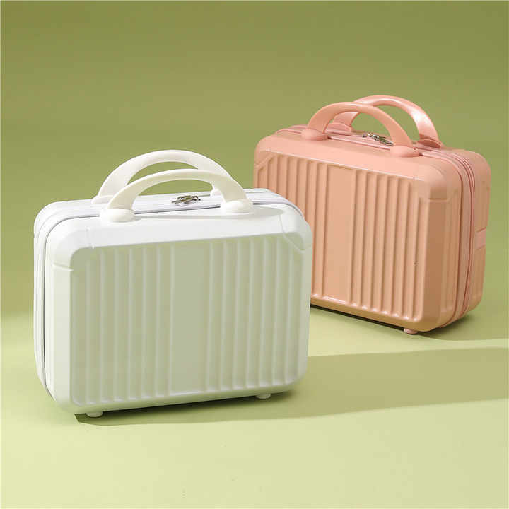 Stripes Mini Vanity Bag/Travel Luggage Suitcase