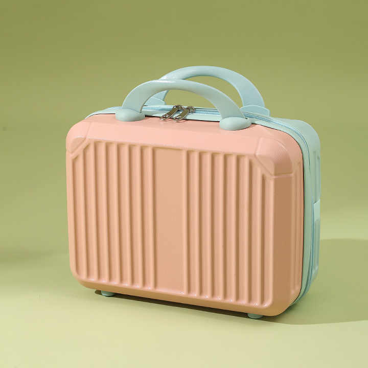 Stripes Mini Vanity Bag/Travel Luggage Suitcase