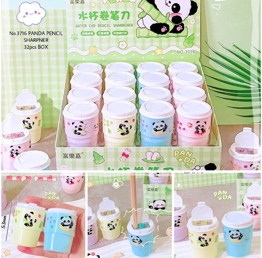 Panda Sipper Sharpeners Set | Kanjak Gift Pack