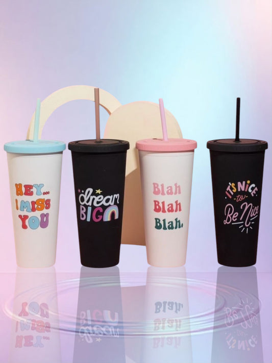 Aesthetic Quote Matt Sipper with Straw