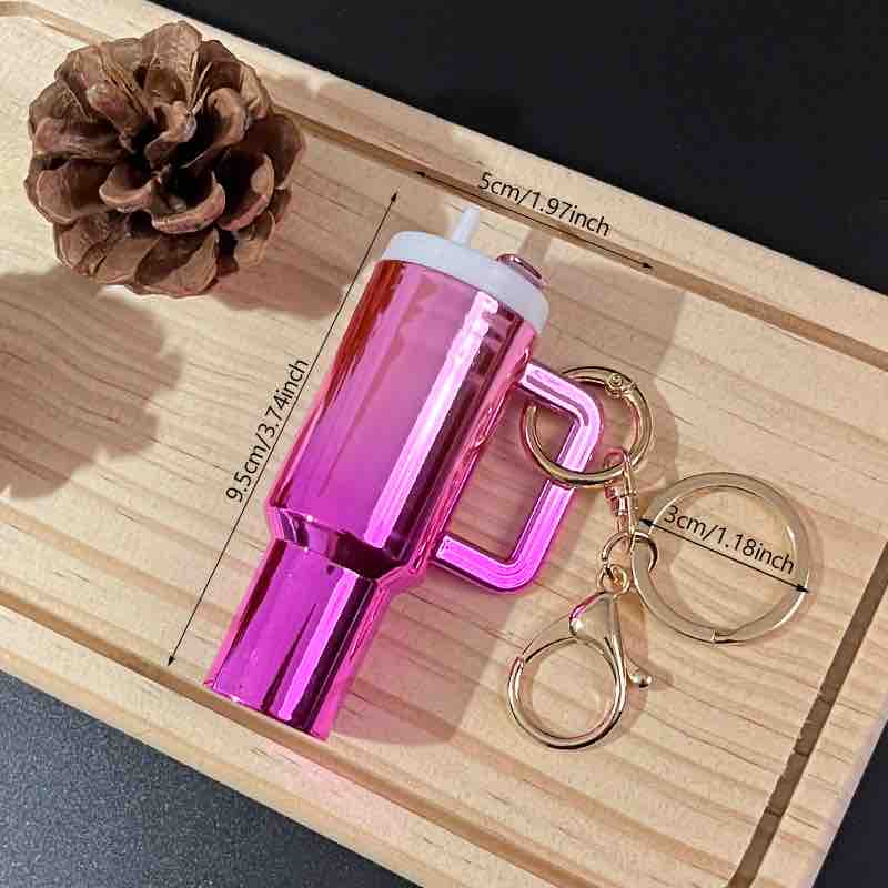 Holographic Tumbler Keychain