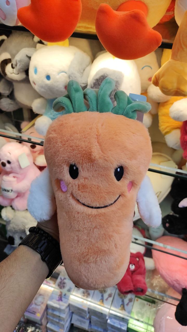 Smiley Carrot Soft Toy