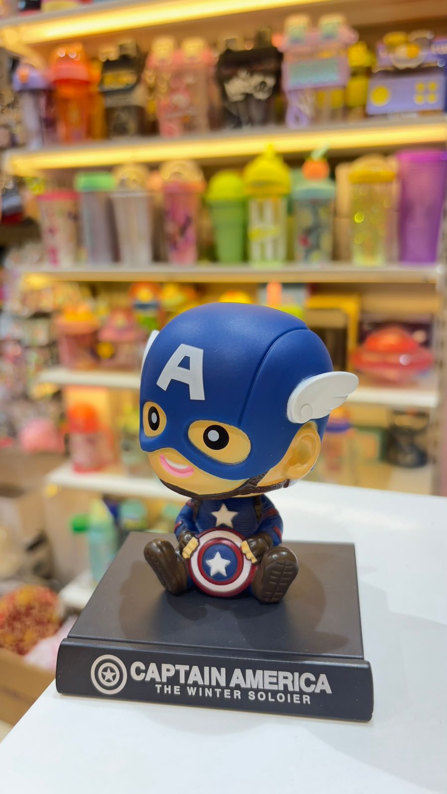 Captain America Bobble Head| Action Figure for Decor/Car