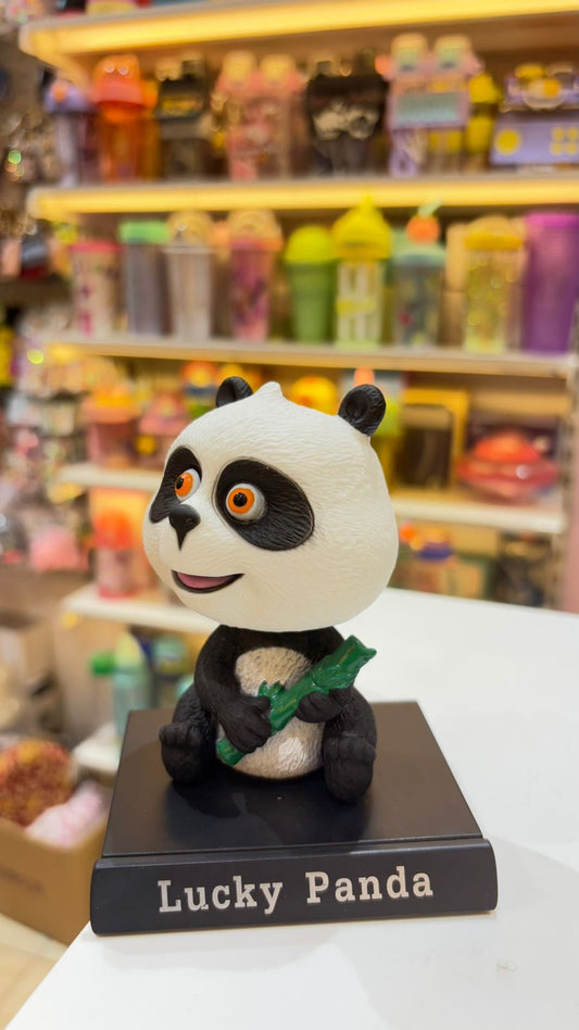 Lucky Panda Bobble Head| Action Figure for Decor/Car