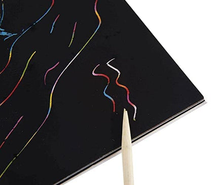 Unicorn Scratch Book/ Activity Book with Black Sheets