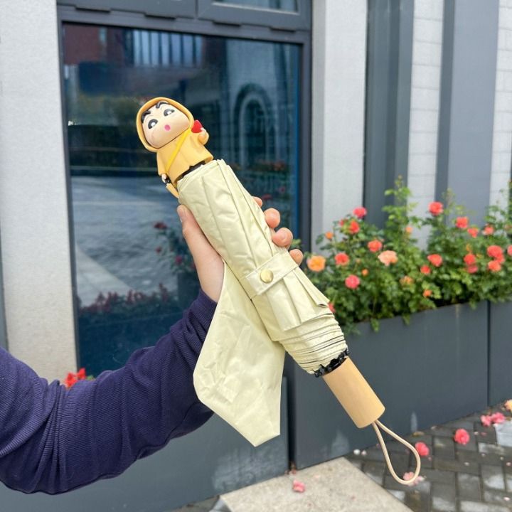 Shinchan Automatic Umbrella with Cute 3d Shinchan Figure