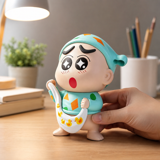 Funny Shinchan Towel Musical Keychain