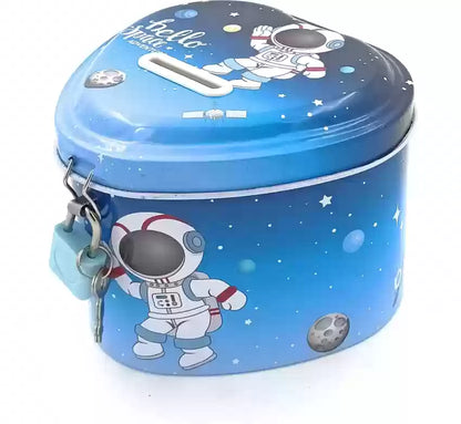 Space & Unicorn Heart Piggy Bank/ Savings Bank