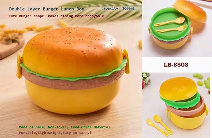 Burger Lunch Box/Snacks box