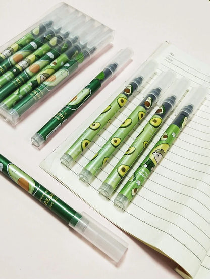 Avocado Pilot Gel Pens Set(pack of 6 pens)