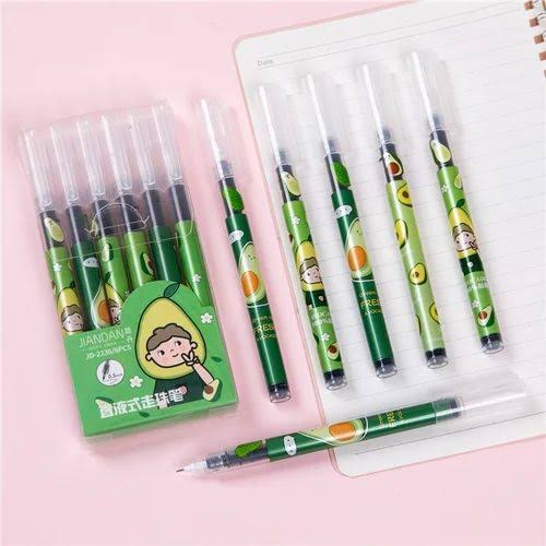 Avocado Pilot Gel Pens Set(pack of 6 pens)