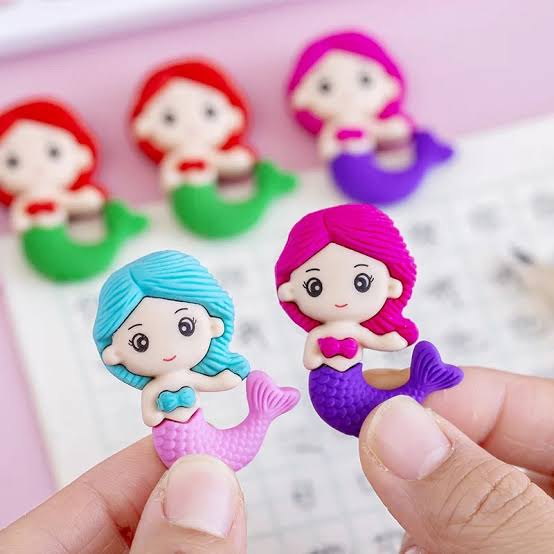 Mini Mermaid Eraser – Berrymuch™