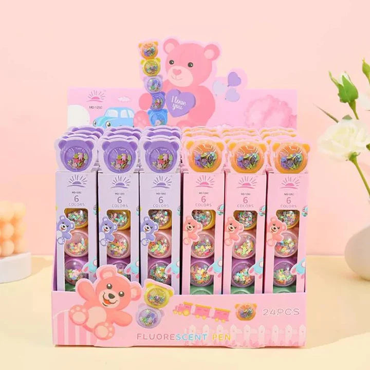 Teddy Bear Glitter Stackable Highlighter