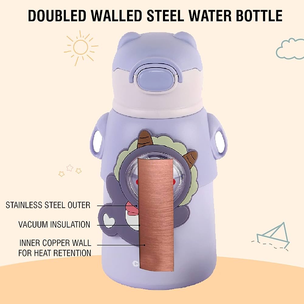 Kawaii Insulated Cute Bottle with Straps