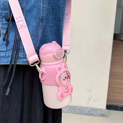 Kawaii Insulated Cute Bottle with Straps