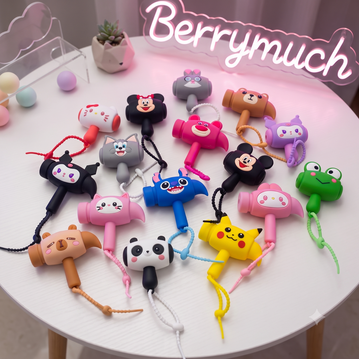 Chu Chu Hammer Keychain | Funny Sound