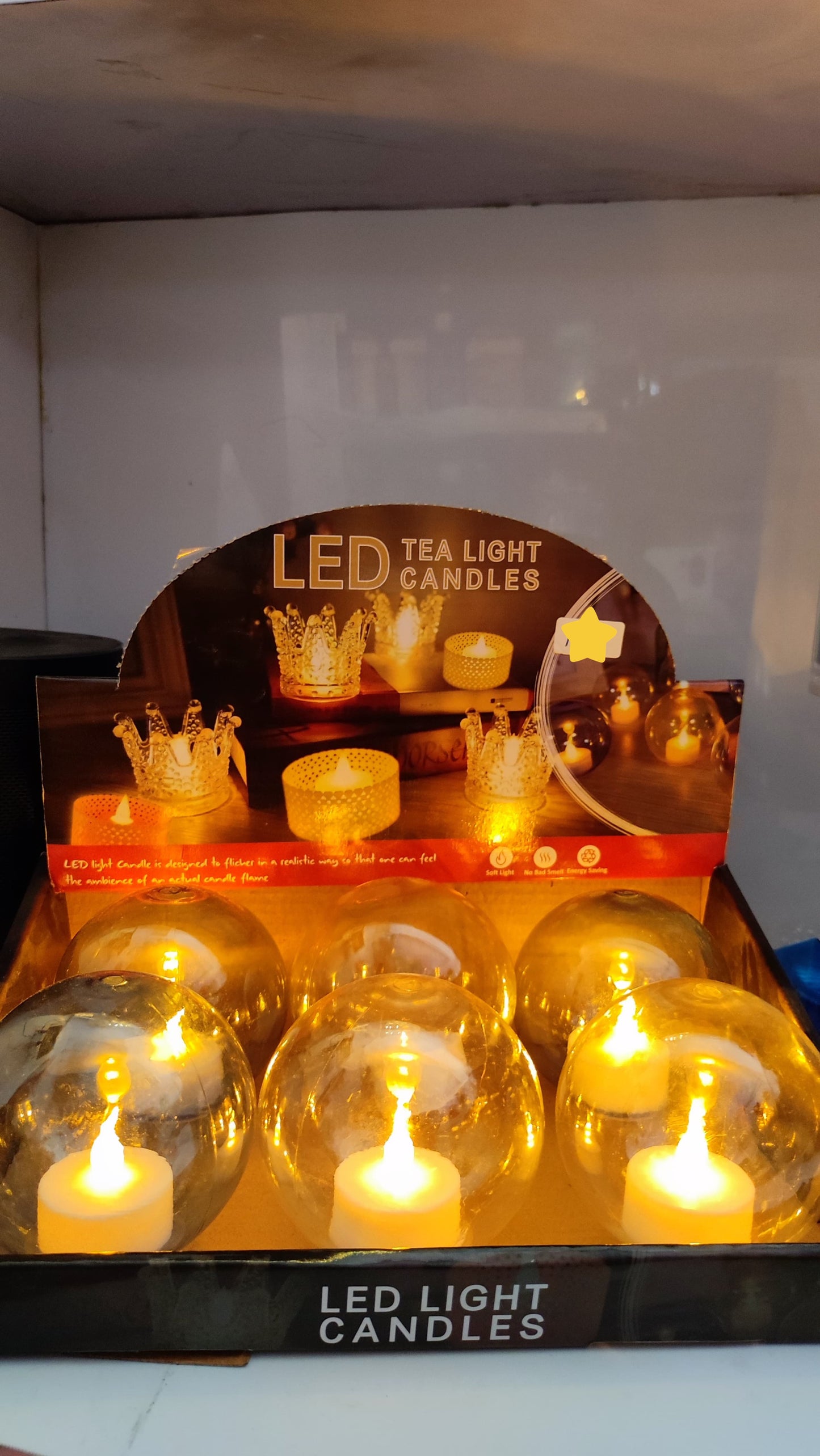 LED Tea Light Wishball Candle
