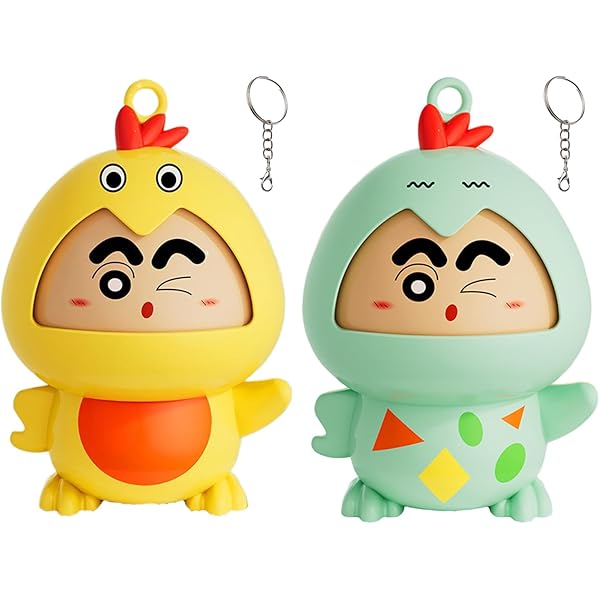 Mood Changing/ Rotating Shinchan with Keychain