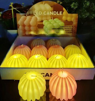 LED Cute Shell Ball Candle