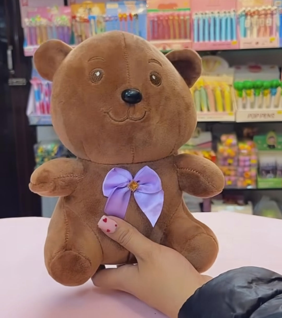Teddy with Bow Plushy Toy