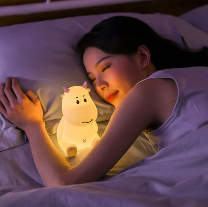 Cow Silicone Touch Night Lamp