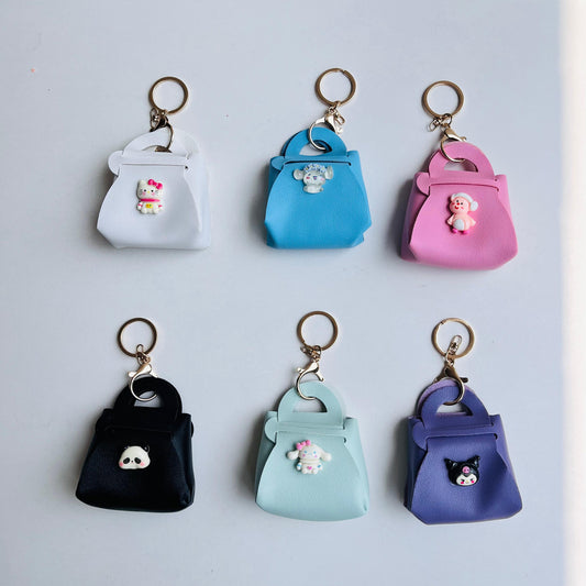 Cute Charm Mini Tote Bag Keychain|Multipurpose Pouch