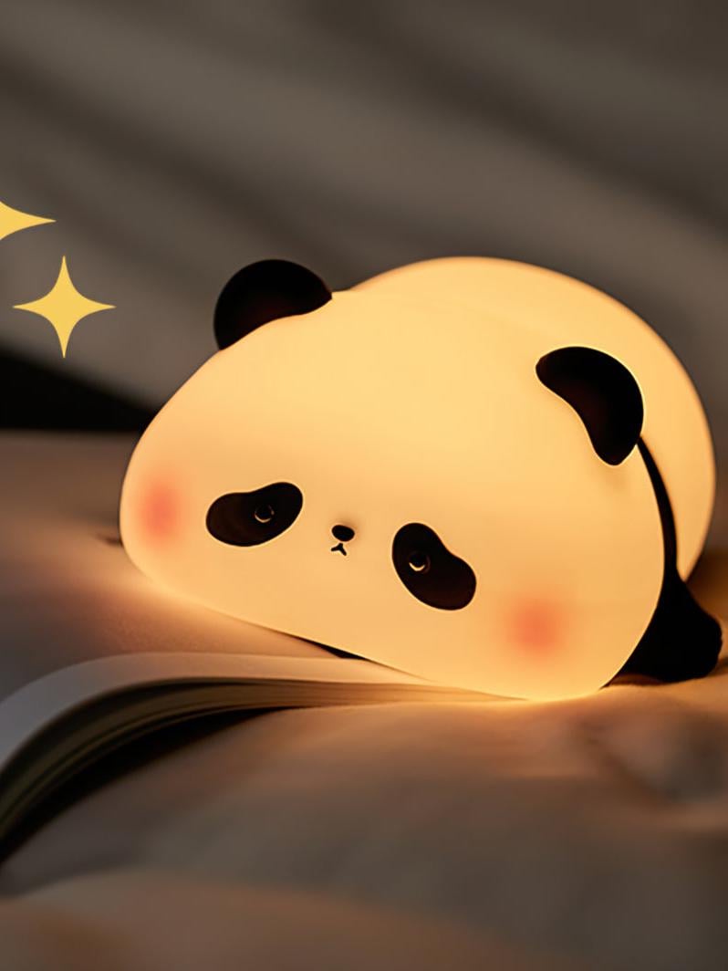 Lonely Color Changing Panda Silicone Lamp