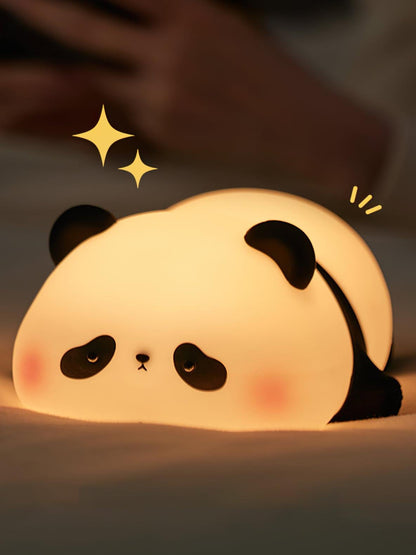 Lonely Color Changing Panda Silicone Lamp