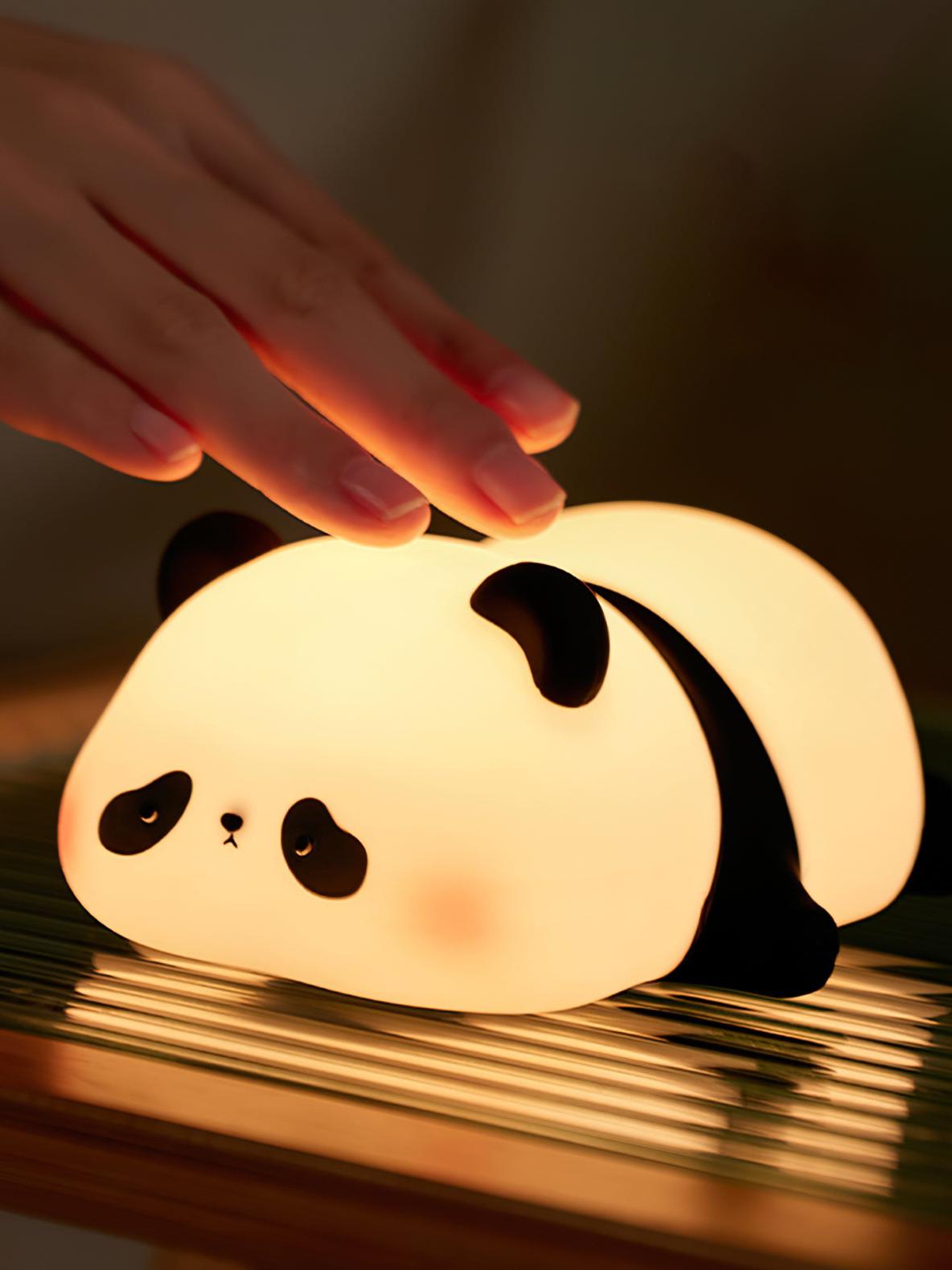 Lonely Color Changing Panda Silicone Lamp