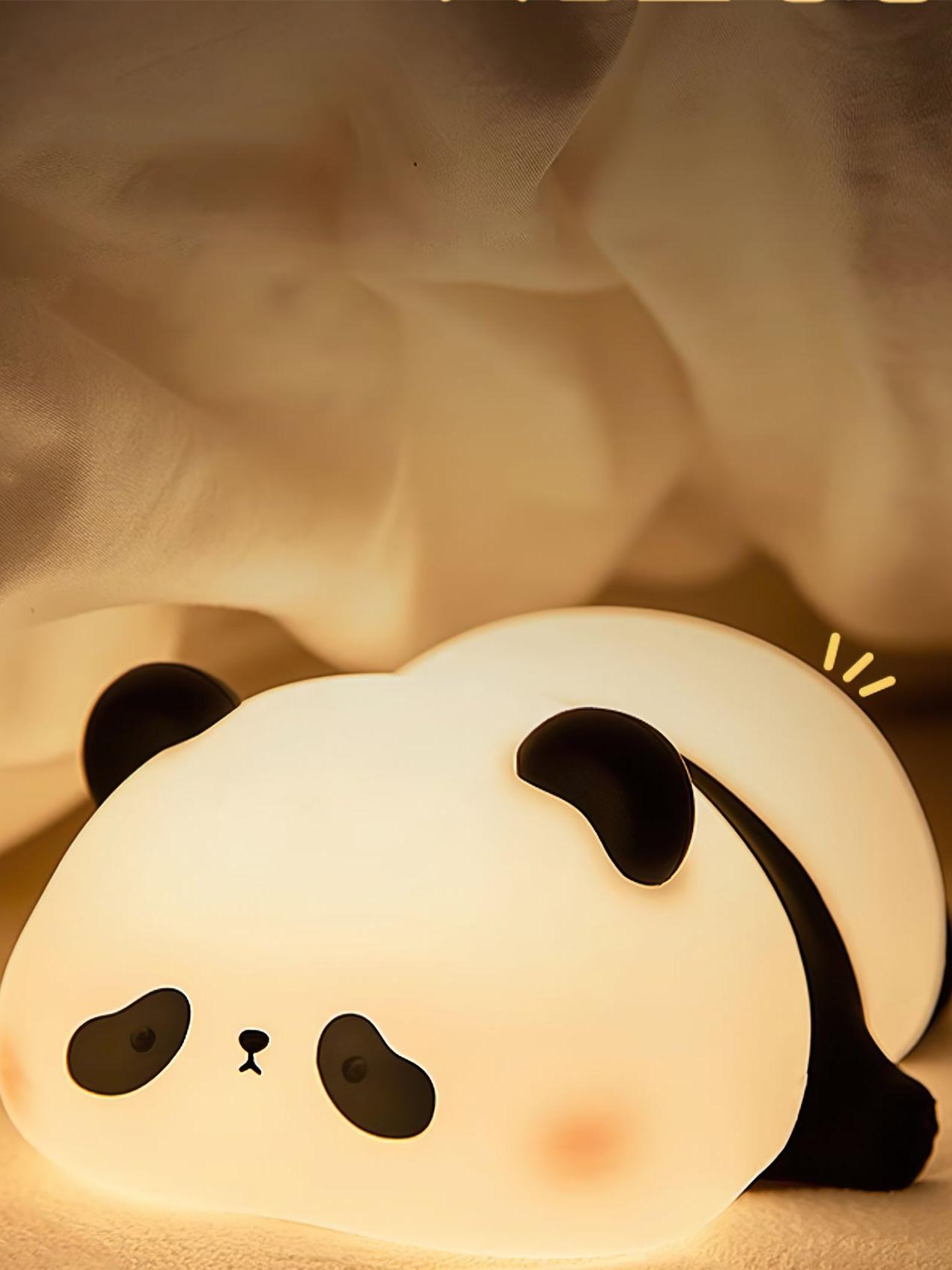 Lonely Color Changing Panda Silicone Lamp