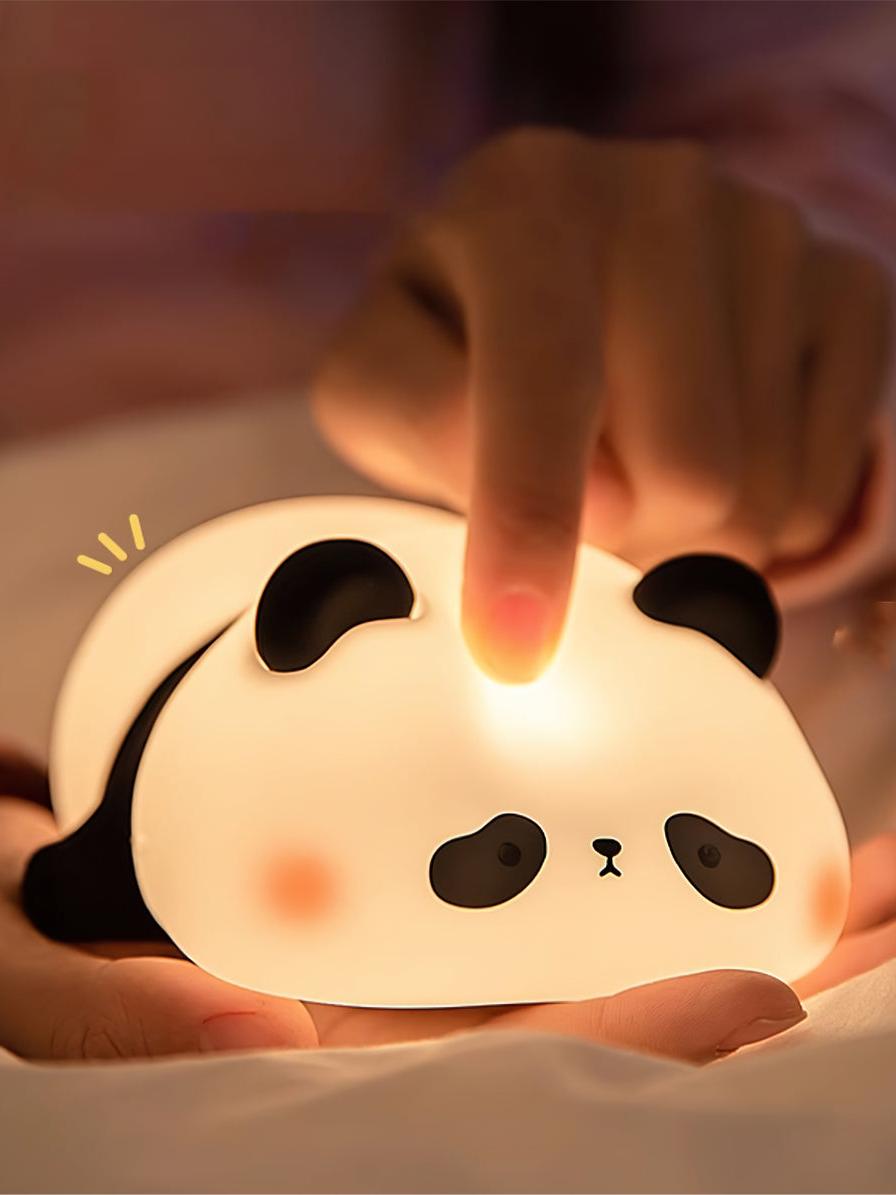 Lonely Color Changing Panda Silicone Lamp