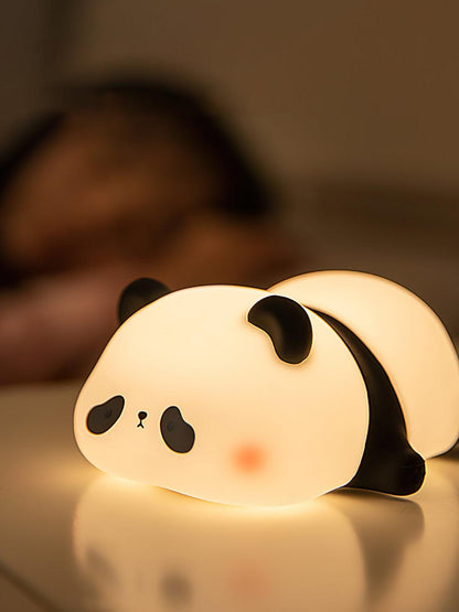 Lonely Color Changing Panda Silicone Lamp