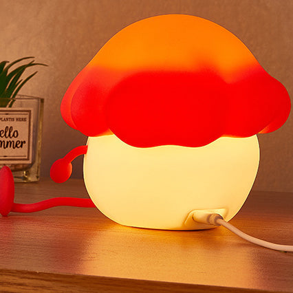 Mushroom Color Changing Silicone Lamp