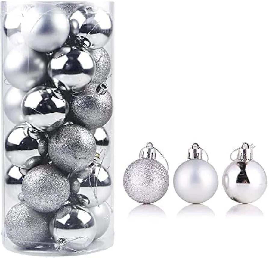 XMAS Decor Decor Balls Ornaments Set - 20Pcs