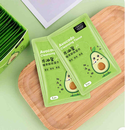 Avocado Wet Wipes Pack - 50pcs