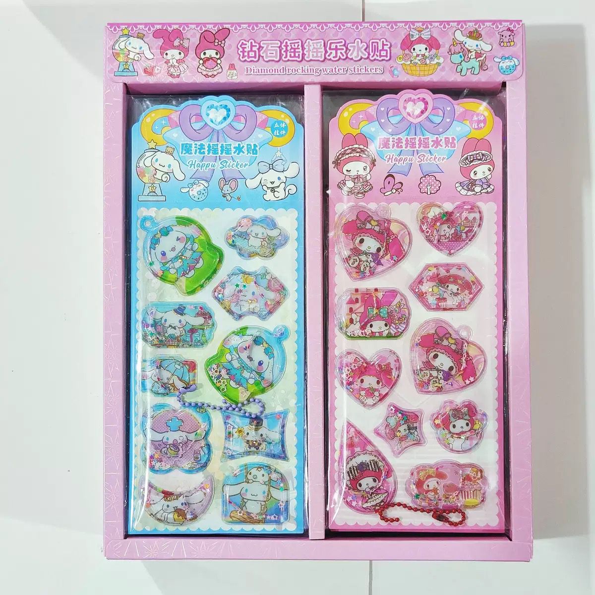 Cute Sanrio Floating Stickers Pack - 10 Stickers